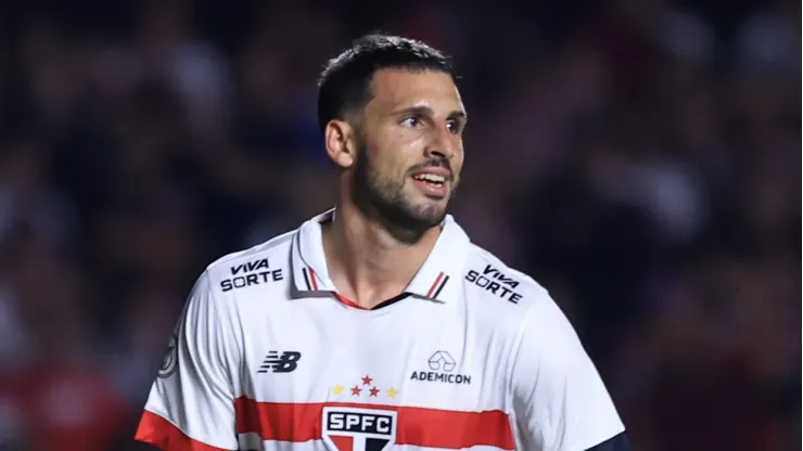 Calleri pelo São Paulo. Foto: Marcello Zambrana/AGIF
