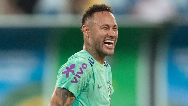 Neymar na Seleção Brasileira. 
