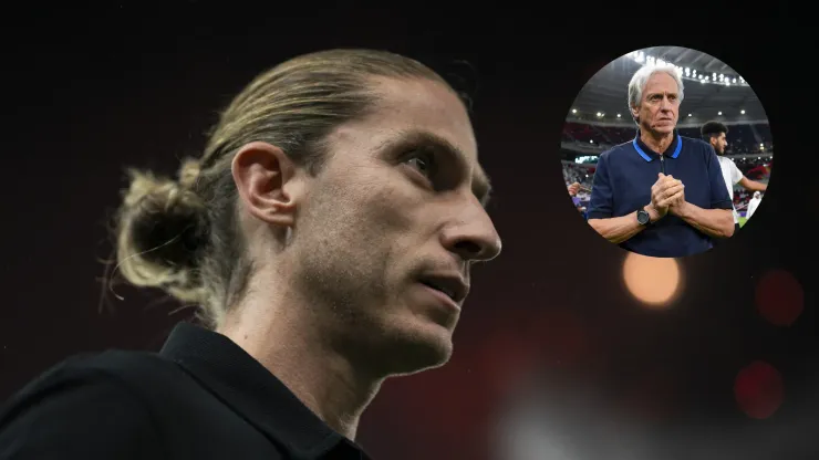 Filipe Luís é exaltado pela torcida do Flamengo após vitória sobre o Inter no Brasileirão.