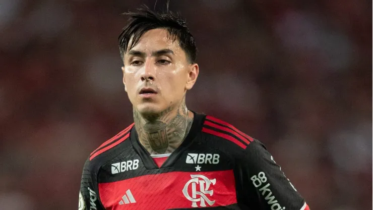 Erick Pulgar, volante do Flamengo em ação pelo Campeonato Brasileiro 
