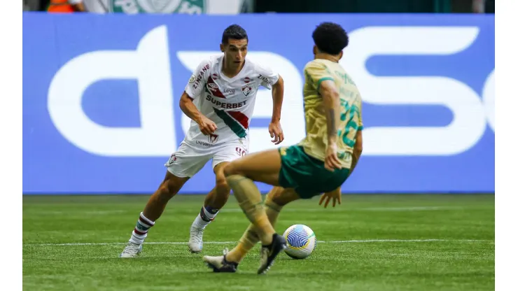 Serna jogador do Fluminense durante partida contra o Palmeiras pelo Campeonato Brasileiro A 2024. Foto: Marco Miatelo/AGIF