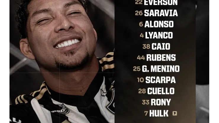 Foto: Atlético-MG/X