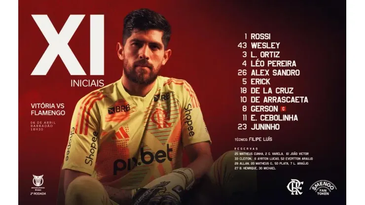 Foto: Flamengo/X