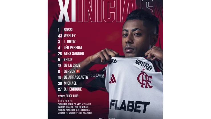 Foto: Flamengo/X