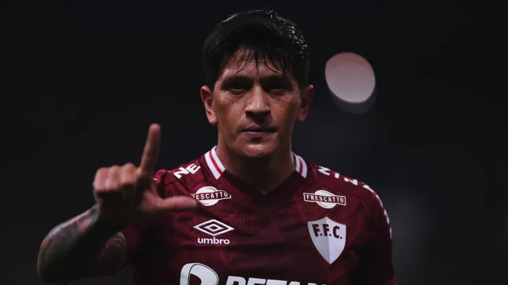 Germán Cano foi o melhor em campo na última vitória do Fluminense sobre o Corinthians