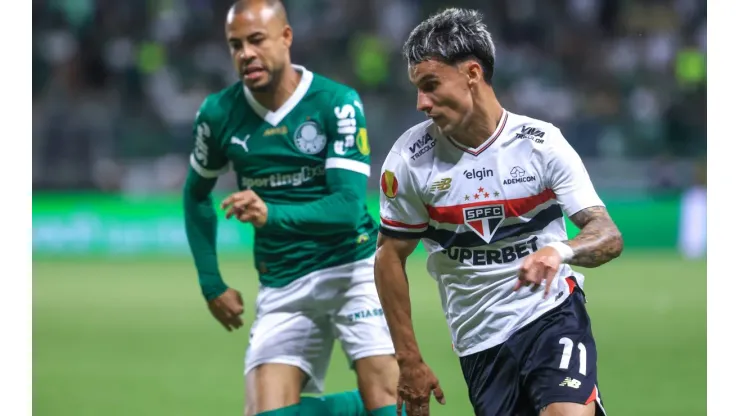 Palmeiras x São Paulo se enfrentam pelo Brasileirão Série A 2025. Foto: Marcello Zambrana/AGIF