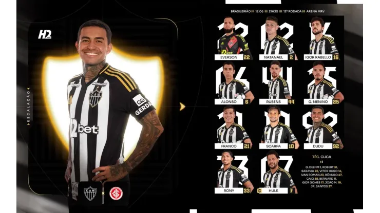 Foto: Atlético-MG/X