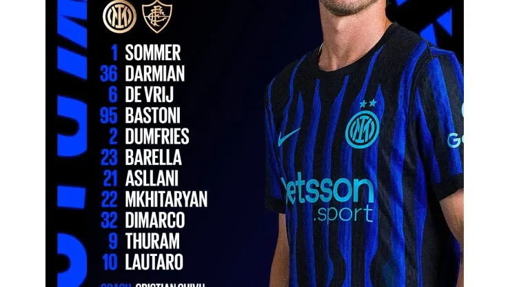 Foto: Inter de Milão/X