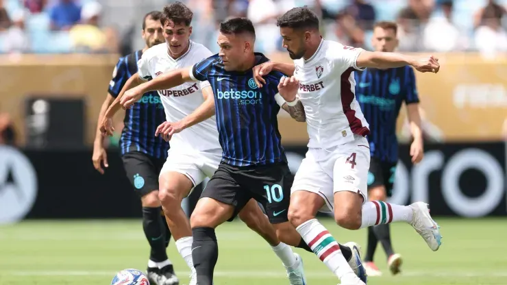 Fluminense venceu a Inter de Milão por 2 a 0 e se garantiu nas quartas de final do Mundial de Clubes – Foto: Getty Images