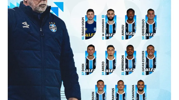 Foto: Grêmio/Reprodução