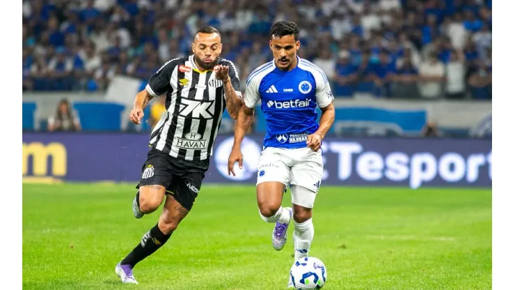 Cruzeiro x Santos. Foto: Fernando Moreno/AGIF