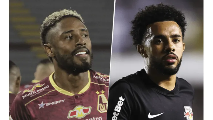 Deportes Tolima vs. Red Bull Bragantino por la Copa Sudamericana (Fotos: Vizzor y Getty Images).
