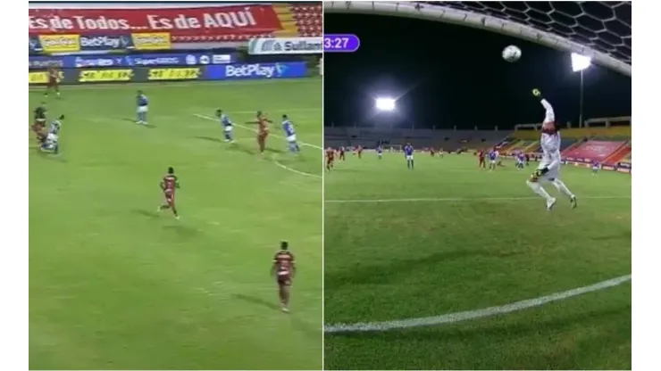 Tolima avisó primero en la final de ida y el travesaño salvó a Millonarios