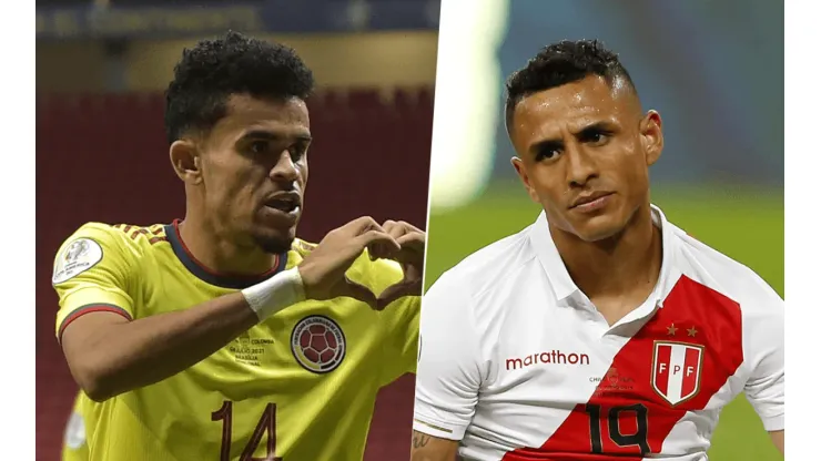 Colombia vs. Perú por la Copa América. (Getty Images)
