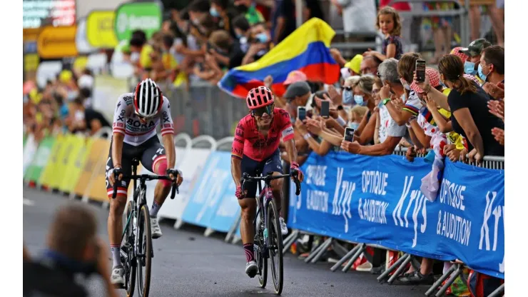 Higuita es tercero y se mueve Rigo en la general: Así van los colombianos en el Tour