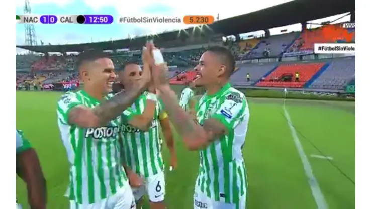 Aparece el Alvez goleador: hace méritos ante la hinchada de Nacional tras golazo ante Cali