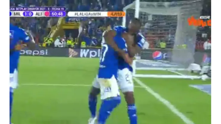 Video: golazo de Daniel Ruiz para el triunfo de Millonarios ante Alianza