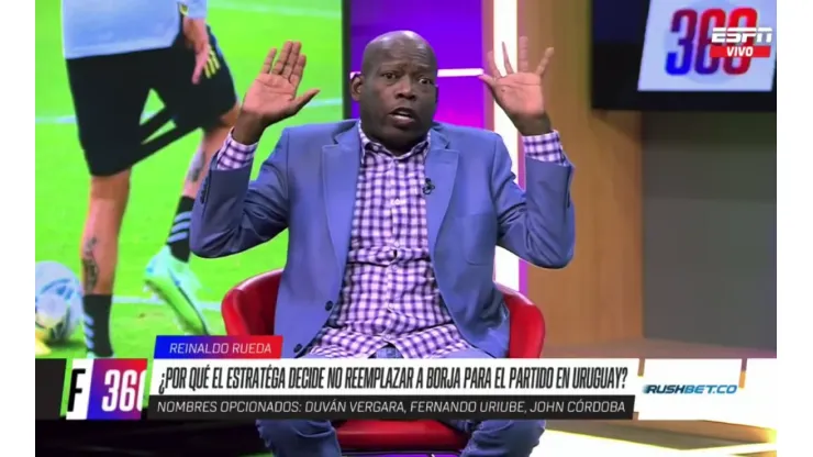 Asprilla explota tras la derrota: "Con Colombia son jugadores normales"