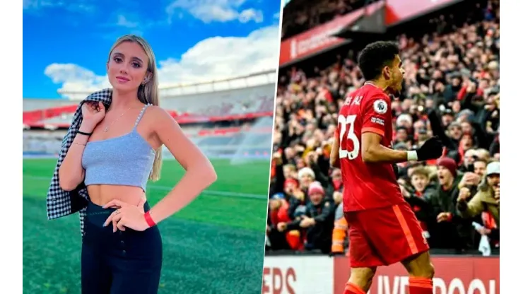 Morena Beltrán celebra el primer gol de Luis Díaz en Liverpool: "Qué talento"