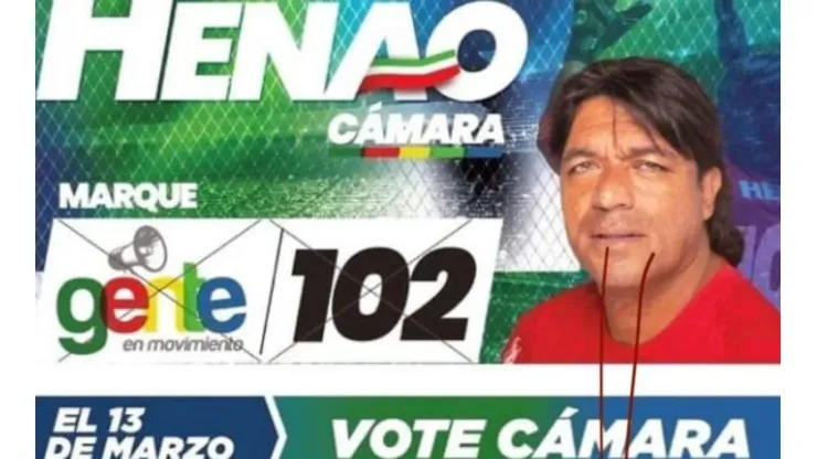 Juan Carlos Henao, candidato a la Cámara por Caldas, se quemó por completo