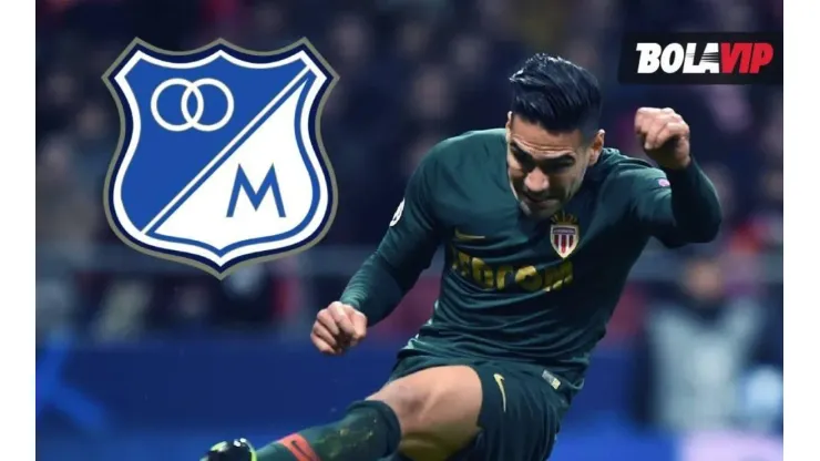 Mónaco se une al cumpleaños de Millonarios con una foto de Falcao