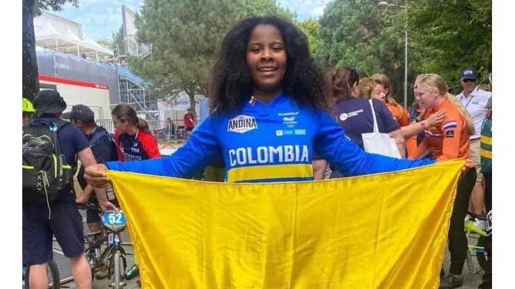 Nace una nueva Mariana Pajón: tiene apenas 13 años y ya ganó oro en un Mundial