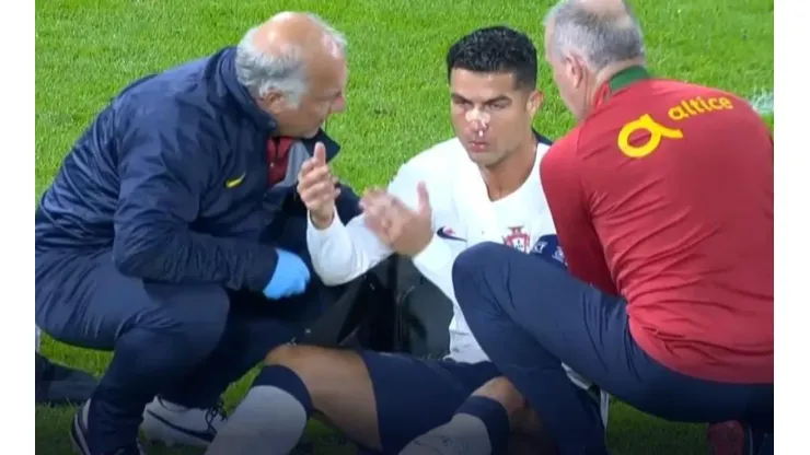 Así fue el tremendo golpe que le metieron a Cristiano Ronaldo