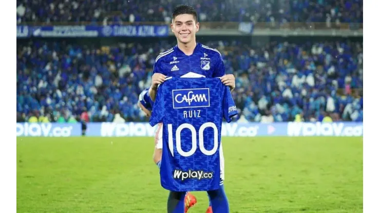 Daniel Ruiz es histórico: supera la marca de los 100 partidos con Millonarios