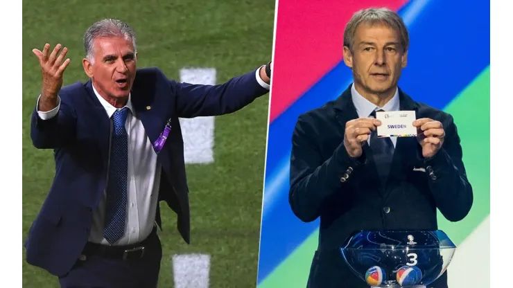 Carlos Queiroz y Jürgen Klinsmann calentaron la previa del duelo entre Irán y Estados Unidos.
