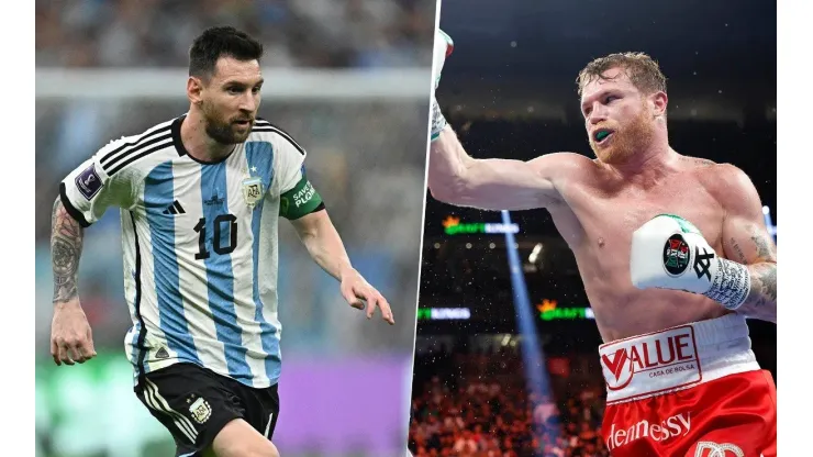 Canelo señala a Lionel Messi y lo amenaza tras pisar la camiseta de México