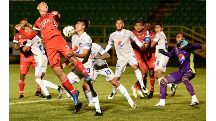 Patriotas Boyaca FC vs Millonarios F.C., 13-03-2021. LBP I_2021 Liga BetPlay DIMAYOR I 2021 / BetPlay DIMAYOR League I 2021
