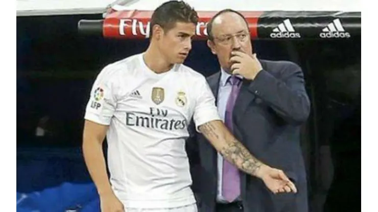 ¿Apuntó a James? ‘Rafa’ Benítez contó lo que ocurrió en el Real Madrid