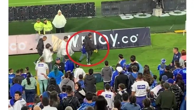 Triste maltrato de hinchas de Millonarios a un niño por insólita razón