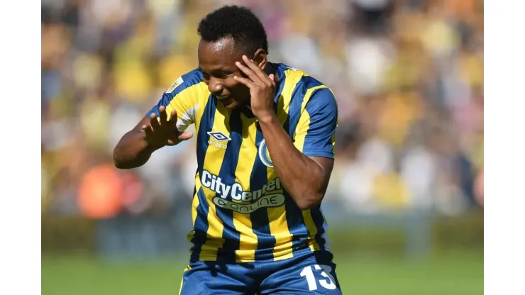 Jaminton Campaz, figura con Rosario Central en Argentina.
