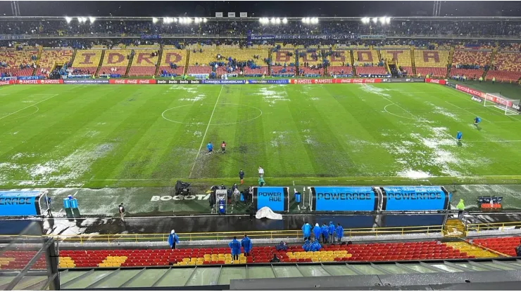 Imágenes lamentables: así quedó la grama de El Campín tras el partido de Millonarios