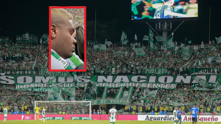 Durmiendo en el Atanasio: graban a hincha de Nacional que le cogió el sueño