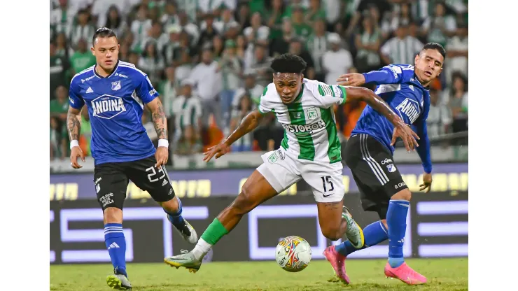 Atlético Nacional y Millonarios igualaron sin goles en la final de ida de la Liga BetPlay 2023-I.
