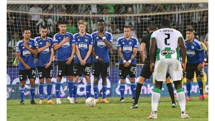 El trabajo de Millonarios en su última práctica antes de la final ante Nacional en Bogotá.
