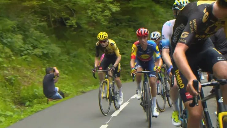 Momento exacto en el que Jonas Vingegaard le declaró la guerra a Tadej Pogacar en el Tour de Francia 2023.
