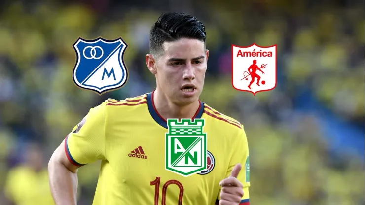 James Rodríguez tendría dos ofertas de equipos del fútbol colombiano.
