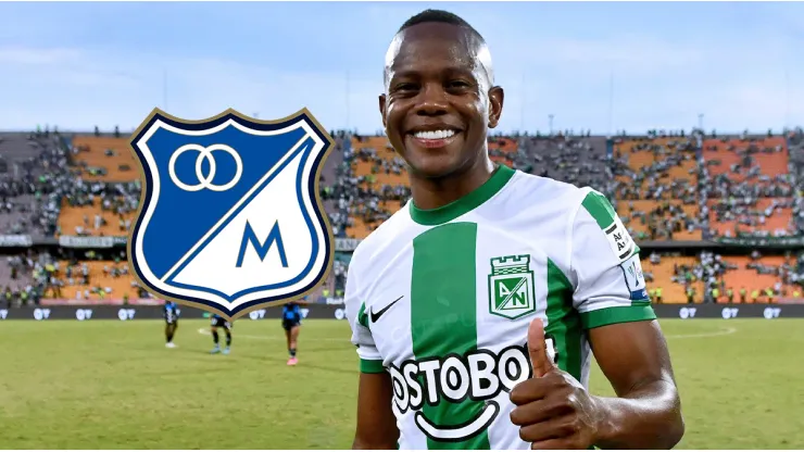 Yérson Candelo, jugador de Atlético Nacional de Medellín.
