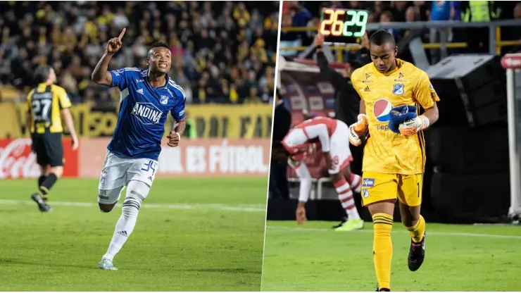 La imagen de Óscar Cortés y Wuilker Fariñez que emocionó a los hinchas de Millonarios