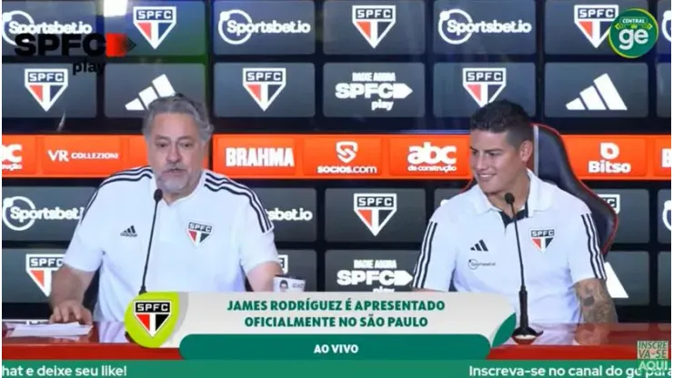 Mira aquí en vivo la presentación de James Rodríguez en Sao Paulo