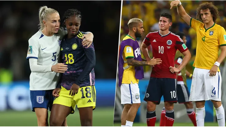 Linda Caicedo y James Rodríguez, sin consuelo tras eliminaciones en Mundiales de la FIFA.
