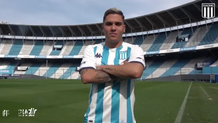 Así fue el emotivo video con el que Racing confirmó el fichaje de Juanfer Quintero