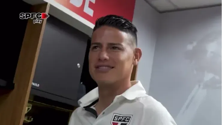 Así fue el reclamo que hizo James Rodríguez en el camerino de São Paulo