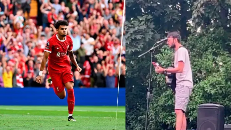 Hinchas de Liverpool enamorados con Luis Díaz y le hacen nueva canción