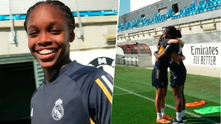 Linda Caicedo regresó a los entrenamientos con el Real Madrid y así le recibieron