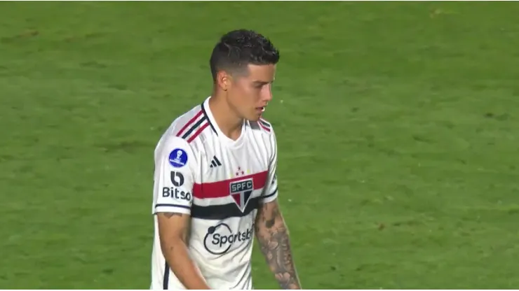 James Rodríguez y Sao Paulo se despidieron de la Sudamericana en cuartos de final.
