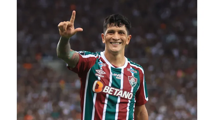 Germán Ezequiel Cano, delantero de Fluminense y goleador de la Copa Libertadores 2023.
